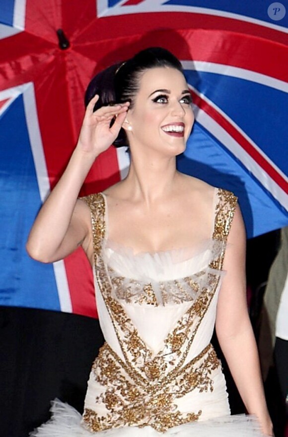 Katy Perry à l'avant-première de Part of Me 3D, à Londres, le 3 juillet 2012.