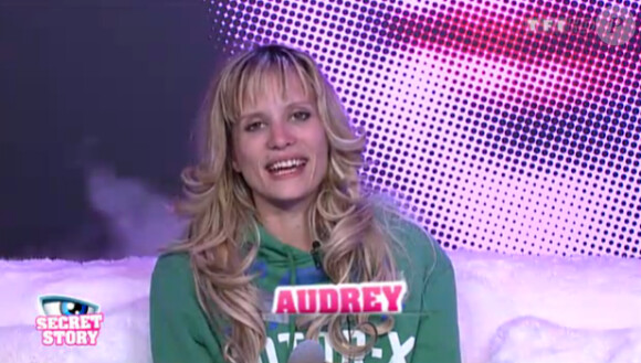 Audrey dans la quotidienne de Secret Story 6 le mercredi 4 juillet 2012 sur TF1