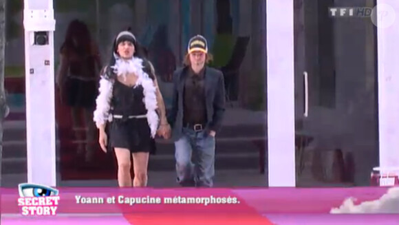 Yoann et Capucine dans la quotidienne de Secret Story 6 le mercredi 4 juillet 2012 sur TF1