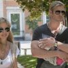 Elsa Pataky, Chris Hemsworth et leur petite India Rose, 2 mois, à Madrid, le mercredi 4 juillet 2012.