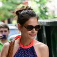 Katie Holmes passe une journée complice avec sa fille et ses amis à New York, le 5 juillet 2012