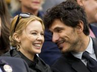 Kylie Minogue : Souriante et amoureuse pour assister à la victoire de Federer