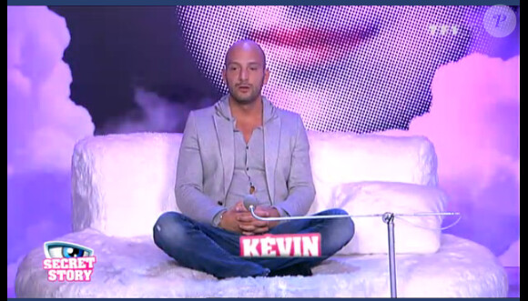 Kevin dans la quotidienne de Secret Story 6 le samedi 7 juillet 2012 sur TF1