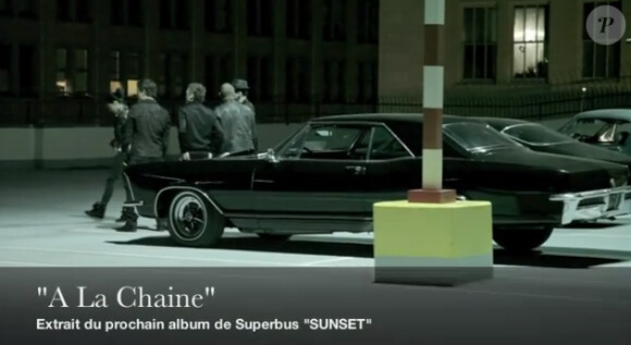 Image de My Vision n°2, journal de bord du nouvel album de Superbus, Sunset, qui présente un extrait de la chanson A la chaîne.