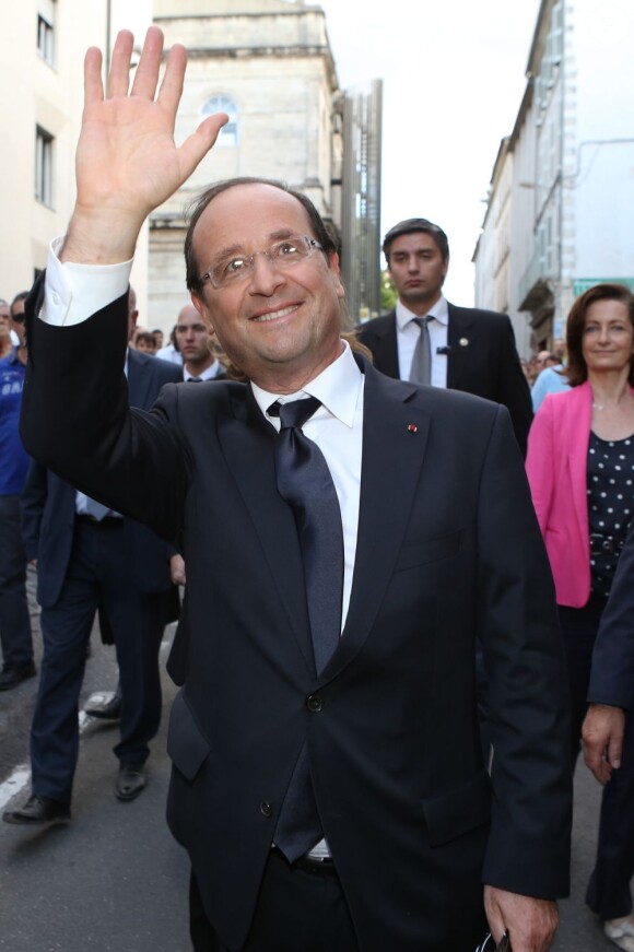 François Hollande en Avignon, le 15 juillet 2012.