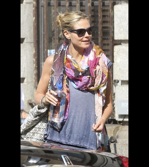Heidi Klum et sa maman Erma à New York, le 16 juillet 2012
