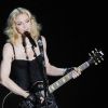 Madonna en showcase à l'Olympia de Paris pour la promotion de l'album Hard Candy, le 6 mai 2012.