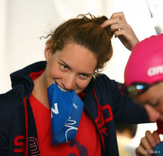Camille Muffat, grand espoir de médaille olympique, le 7 juin 2012 à Canet-en-Roussillon