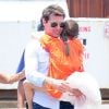 Tom Cruise a offert à sa petite fille Suri un survol de New York en hélicoptère le 18 juillet 2012