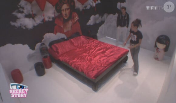 Capucine et Yoann accèdent à la Love Room (Secret Story 6 - quotidienne du samedi 21 juillet 2012).