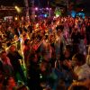 Grosse ambiance à la soirée organisée par l'hôtel Byblos à St-Tropez, le samedi 21 juillet 2012.