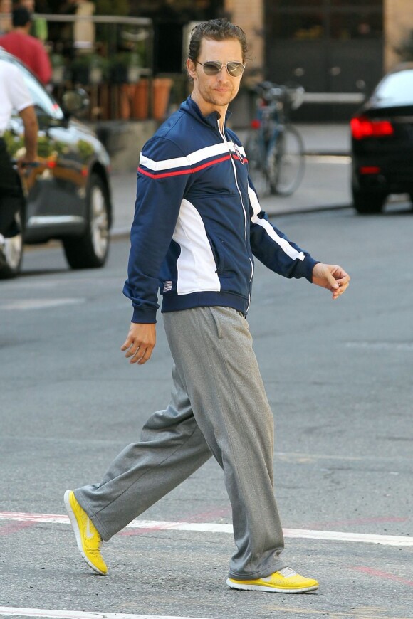 Matthew McConaughey se rend au sport à New York le 22 juillet 2012