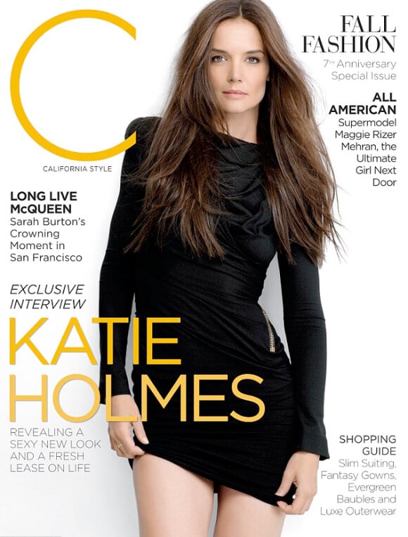 Katie Holmes en couverture de C Magazine pour le mois de septembre 2012