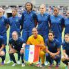 L'équipe de France féminine lors du match entre la France et le Japon (2-0) le 19 juillet 2012 à Paris