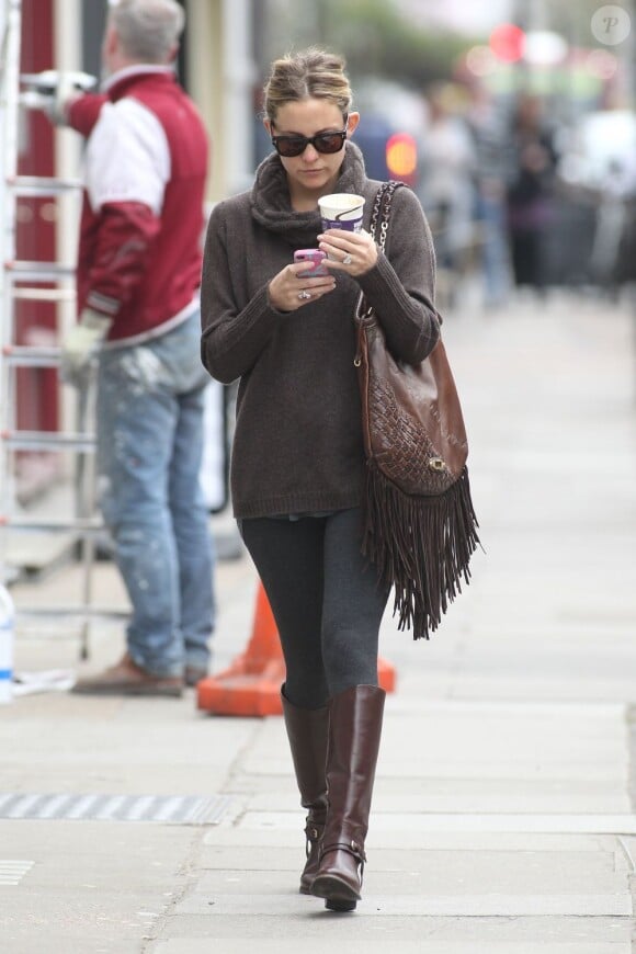 Kate Hudson à Londres, le 9 mars 2012.