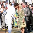 Le prince Charles et Camilla Parker Bowles au passage du relais de la flamme olympique à Tottenham, le 26 juillet 2012.