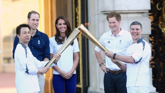 Kate Middleton, William, Harry : La flamme des Jeux s'empare d'eux à Buckingham