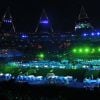 Image des répétitions de la cérémonie d'ouverture des Jeux olympiques au stade olympique de Stratford, à Londres.