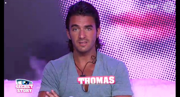 Thomas dans la quotidienne de Secret Story 6 le vendredi 27 juillet 2012 sur TF1