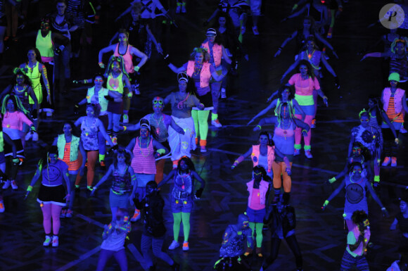 La cérémonie d'ouverture des Jeux Olympiques de Londres le 27 juillet 2012. Danny Boyle (Slumdog Millionaire, Sunshine) a été choisi pour mettre en scène l'événemenent.