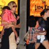 Heidi Klum avec ses enfants. New York, le 28 juillet 2012.
