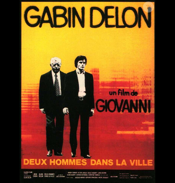 Alain Delon dans Deux hommes dans la ville (1973).