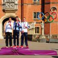 Bradley Wiggins a décroché la médaille d'or du contre-la-montre lors des Jeux olympiques de Londres le 1er août 2012 sous les acclamations d'une foule massive venue applaudir la star locale