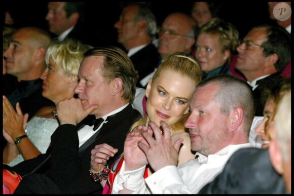 Nicole Kidman et Lars von Trier en 2003 à Cannes.