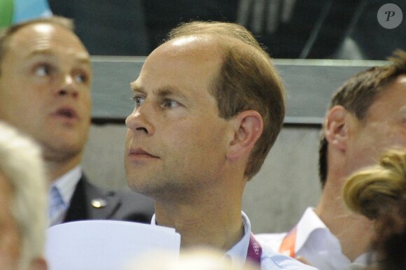 Le prince Edward lors des finales de la nation à Londres durant les jeux olympiques le 3 août 2012