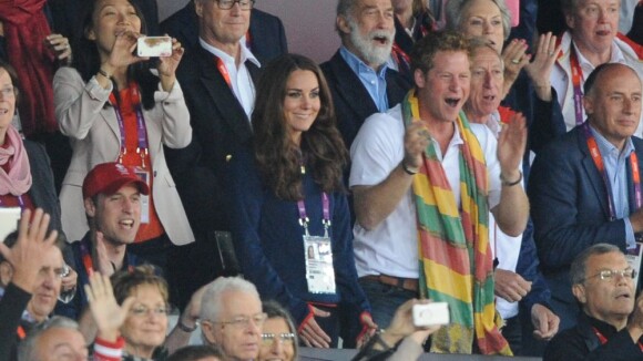 JO - Kate Middleton au côté de Harry déchaîné : ambiance de feu pour Usain Bolt
