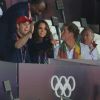 Kate Middleton, le prince William et le prince Harry ont exulté le 5 août 2012 au stade olympique lors du sacre d'Usain Bolt aux JO de Londres, vainqueur du 100m en 9"63.