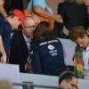 Le prince Albert de Monaco est venu saluer les jeunes royaux anglais. Kate Middleton, le prince William et le prince Harry ont exulté le 5 août 2012 au stade olympique lors du sacre d'Usain Bolt aux JO de Londres, vainqueur du 100m en 9"63.