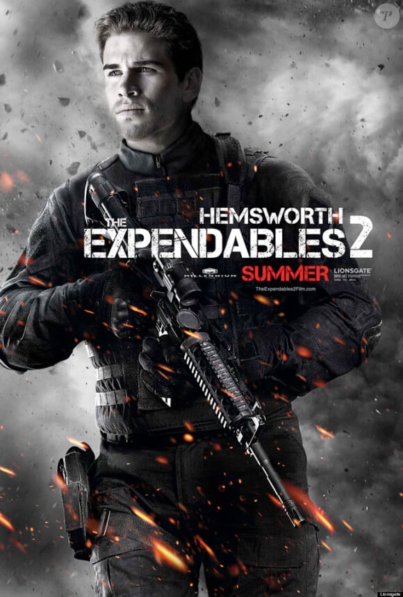 Liam Hemsworth dans Expendables 2. En salles le 22 août.