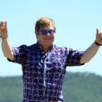 Elton John le 17 juillet 2012 à Saint-Tropez