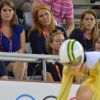 Les princesses Beatrice et Eugenie d'York, avec leur mère Sarah Ferguson, ont tremblé, vibré puis exulté au vélodrome de Londres le 7 août 2012 pour le nouveau sacre olympique de Chris Hoy, médaille d'or du keirin, et de Laura Trott, médaille d'or de l'omnium.