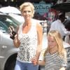 Jennie Garth affiche désormais une silhouette mincissime ! 7 août 2012 à Los Angeles, avec sa fille.
