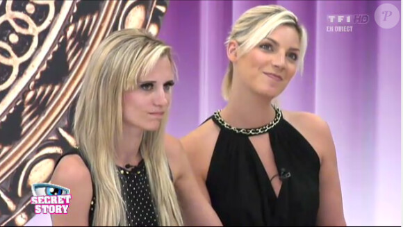 Nadège et Audrey dans Secret Story 6, vendredi 10 août 2012 sur TF1