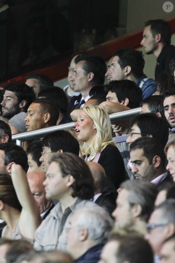 Dans les tribunes du Parc des Princes, l'une des soeurs de Zlatan Ibrahimovic l'encourageait avec ferveur pour ses débuts avec le PSG, le 11 août 2012 face à Lorient.
