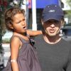 Olivier Martinez et la fille de Halle Berry à Los Angeles le 11 août 2012