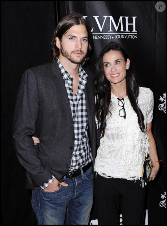 Demi Moore et Ashton Kutcher en juin 2011