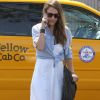 Jessica Alba se rend à un déjeuner à Beverly Hills le 17 août 2012