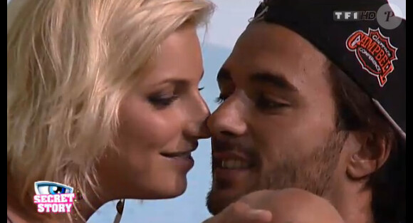 Thomas et Nadège dans la quotidienne de Secret Story 6 le lundi 20 août 2012 sur TF1