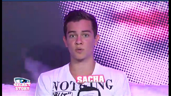 Sacha dans la quotidienne de Secret Story 6 le lundi 20 août 2012 sur TF1