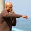 LL Cool J sur le tournage de la série NCIS : Los Angeles à Venice Beach le 10 juillet 2012