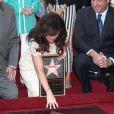 Valerie Bertinelli reçoit son étoile à Los Angeles, le 22 août 2012.