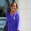Laila Ali et sa petite Sydney surprises dans les rues de Los Angeles le 23 août 2012