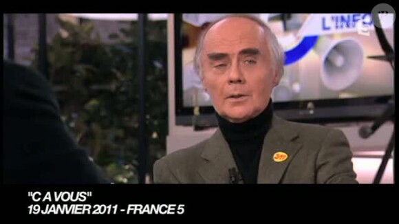 Jean-Claude Delarue dans C à vous sur France 5 le 19 janvier 2011.