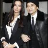 Jean-Luc Delarue et son épouse Anissa à Paris, le 21 janvier 2012.