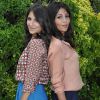 Leïla Bekhti et Géraldine Nakache lors du photocall de Nous York au Festival d'Angoulême, le 25 août 2012.