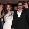 Brad Pitt et Angelina Jolie en janvier 2012 à Paris.